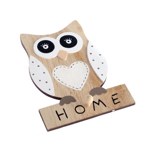 Lesena stenska dekoracija Dakls Owl