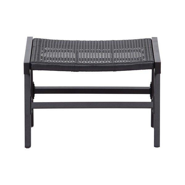 Črn tabure za vrtni stol WOOOD Puk-image-4