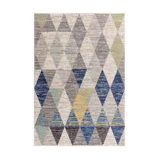 Modra preproga 80x150 cm Muse Harlequin Blue – Asiatic Carpets