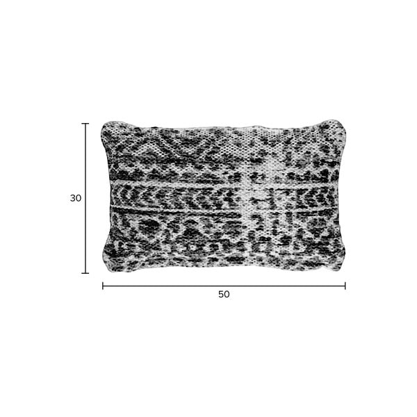 Okrasna blazina White Label Liv Blue, 30 x 50 cm-image-4