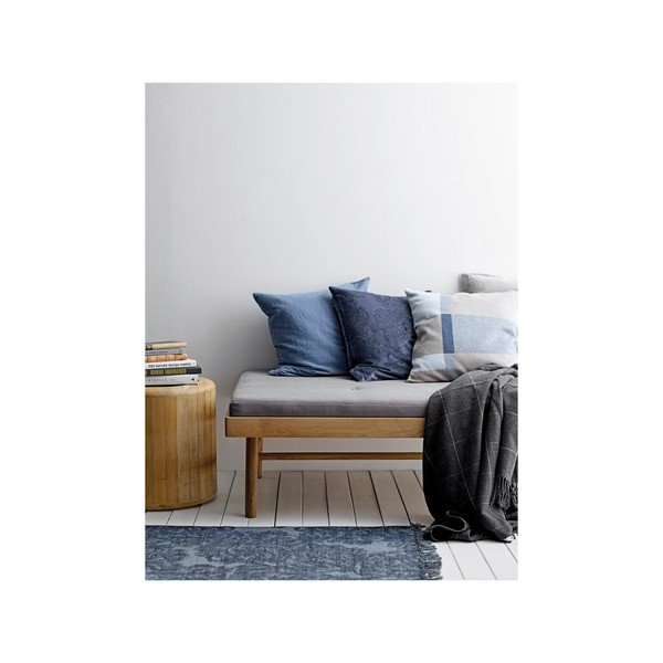 Črna volnena pletenina Södahl Ella, 130 x 170 cm-image-2