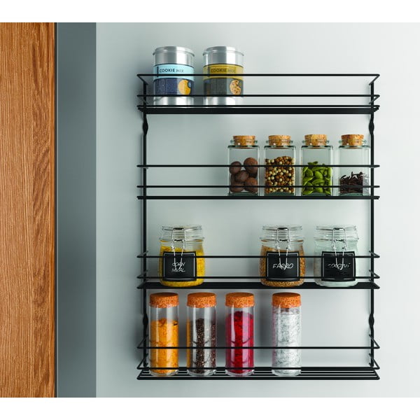 Stenski organizator za začimbe iz nerjavečega jekla – Metaltex-image-1