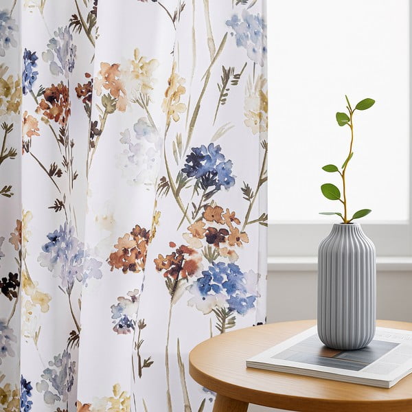 Bela zavesa za delno zatemnitev 135x250 cm Solkone – Restilo-image-1