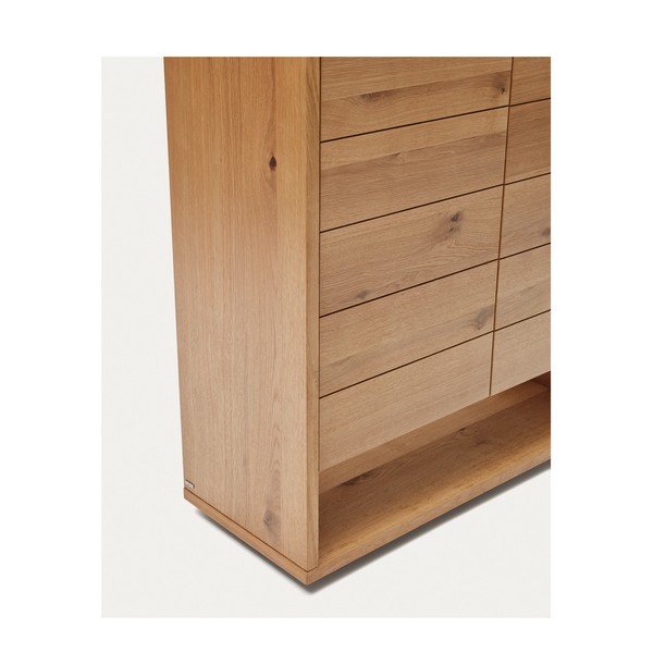 Omarica v hrastovem dekorju 100x163,5 cm Alguema – Kave Home-image-3