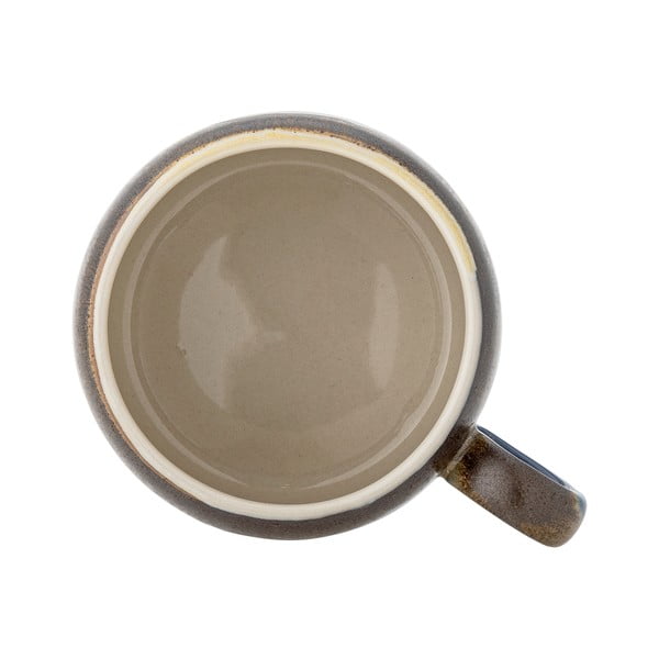 Modro-rjave skodelice v kompletu 4 ks iz kamenine 400 ml Sheen – Bloomingville-image-3