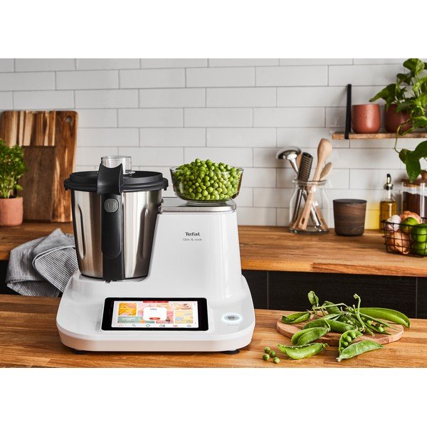 Kuhinjski robot v beli in srebrni barvi Click and Cook - Tefal-image-4