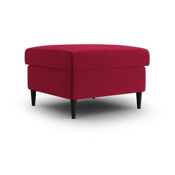 Rdeč žameten tabure Kyoto – Cosmopolitan Design-image-1