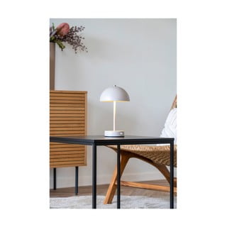 Kremno bela LED namizna svetilka (višina 25 cm) Holt – House Nordic