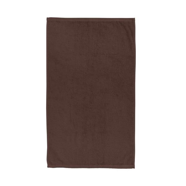 Rjava hitro sušeča frotirna bombažna brisača 50x85 cm Quick Dry – Catherine Lansfield