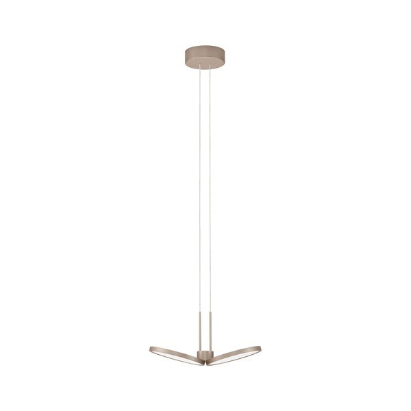 Aluminijasta LED zatemnitvena viseča svetilka v mat zlati barvi ø 32,5 cm Vea – Nova Luce