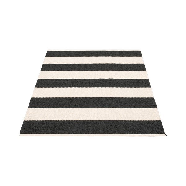Črno-bela notranja in zunanja preproga 140x180 cm Bob Black Vanilla – Pappelina