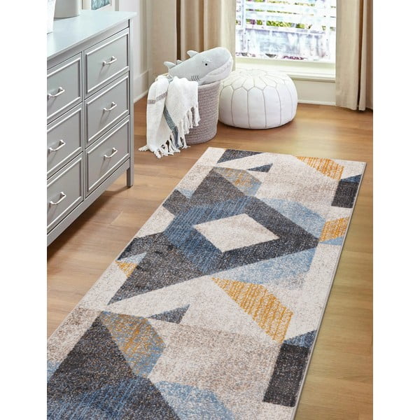 Svetlo siv tekač 80x300 cm Soft Halleby – FD-image-1