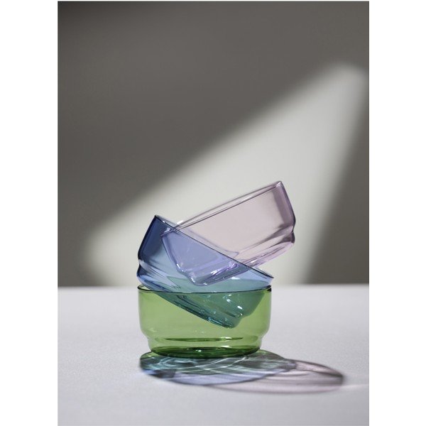 Rožnate steklene skledice v kompletu 2 ks 500 ml Torino – Lyngby Glas-image-1