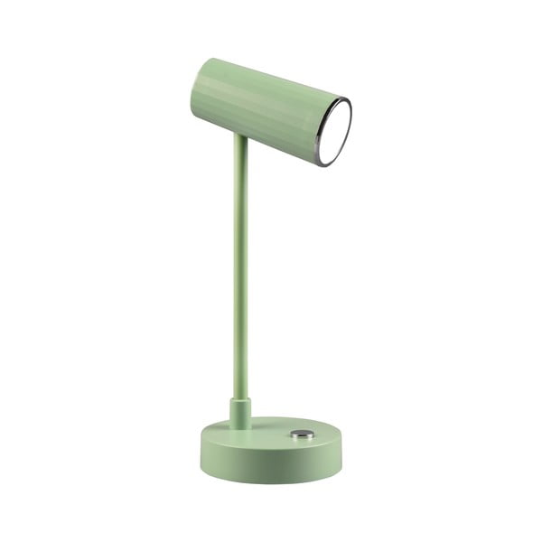 Svetlo zelena LED zatemnitvena namizna svetilka (višina 28 cm) Lenny – Trio