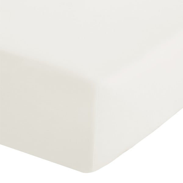 Kremno bela napenjalna rjuha iz perkala 150x200 cm Easy Iron Percale – Catherine Lansfield