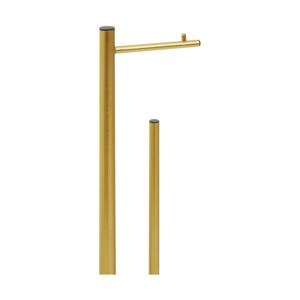 Kovinsko stojalo za WC papir v zlati barvi Fay – Premier Housewares-image-2