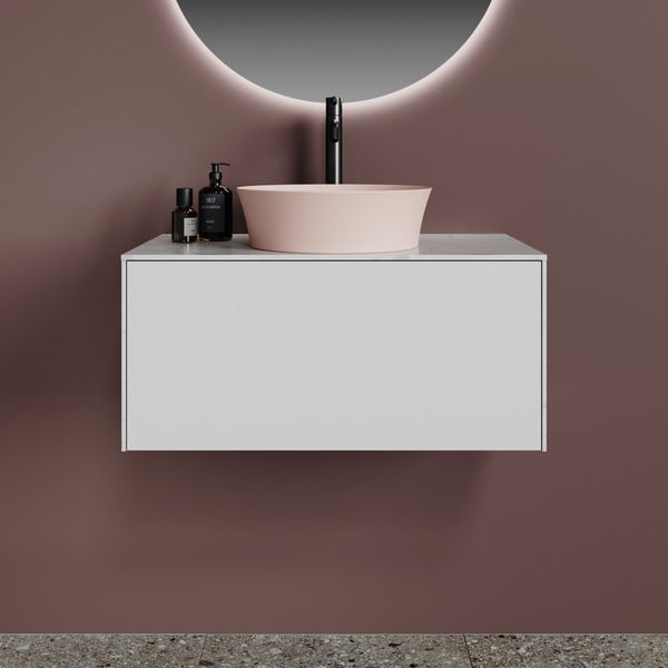 Svetlo rožnat keramičen okrogel umivalnik ø 40 cm Ipalyss – Ideal Standard-image-1