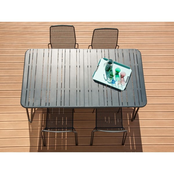 Aluminijasta vrtna miza 100x183 cm Fleole – Ezeis-image-1