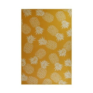 Rumena zunanja preproga Preproga Pineapple, 160 x 230 cm