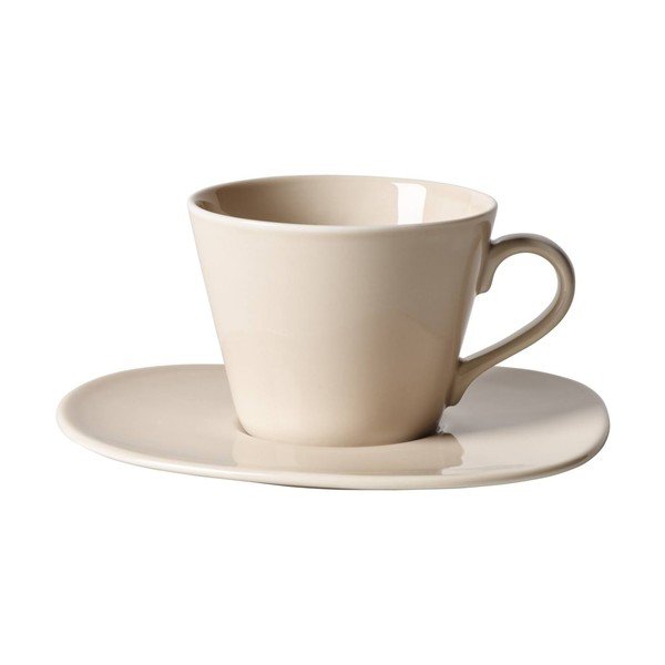Krem bež porcelanasta skodelica za kavo Villeroy & Boch Like Organic, 270 ml-image-2
