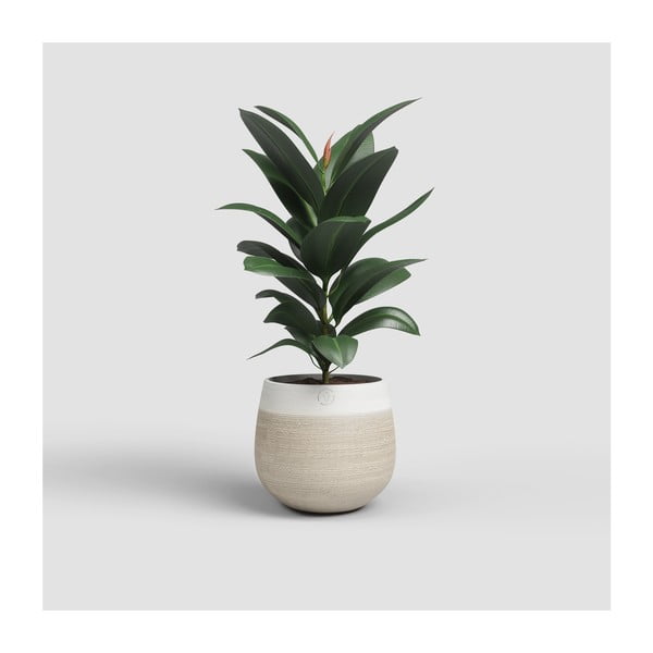 Keramičen ročno poslikan cvetlični lonec ø 20 cm Antheia – Artevasi-image-1