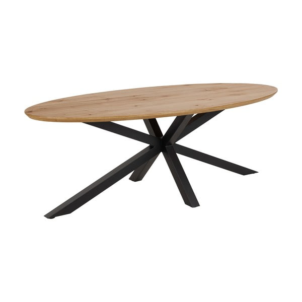 Jedilna miza z mizno ploščo v hrastovem dekorju 100x220 cm Heaven – Actona-image-3