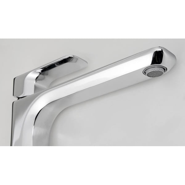 Stoječa armatura za umivalnik v sijajno srebrni barvi Spy – Sapho-image-1