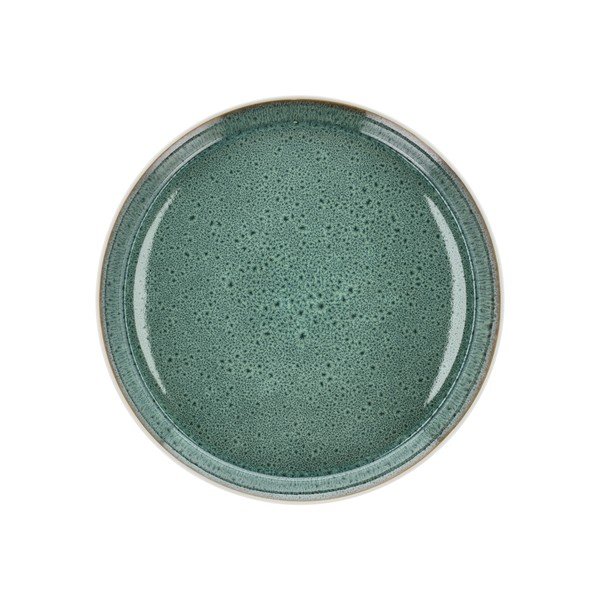 Belo-zelen krožnik iz kamenine ø 27 cm Gastro White/Green – Bitz