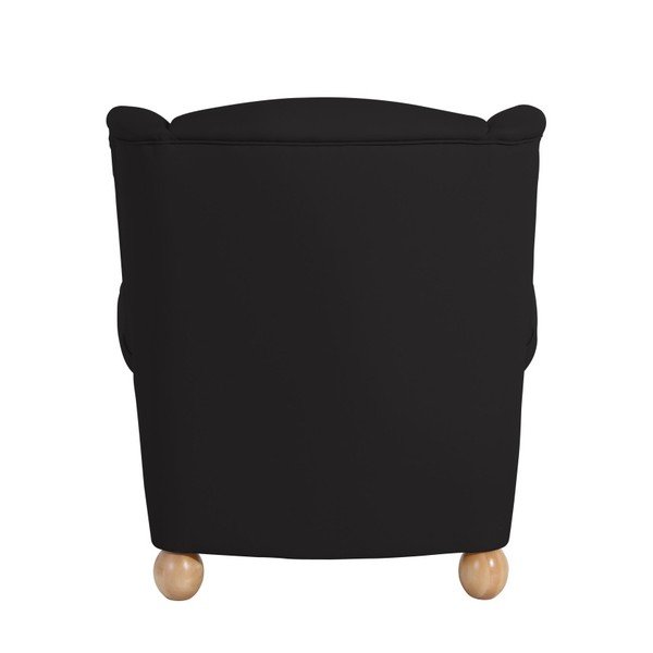 Črni fotelj Max Winzer Monarch Black-image-3