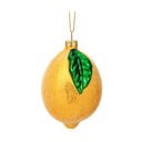 Steklen okrasek za jelko ø 6 cm Shimmering Lemon – Sass & Belle