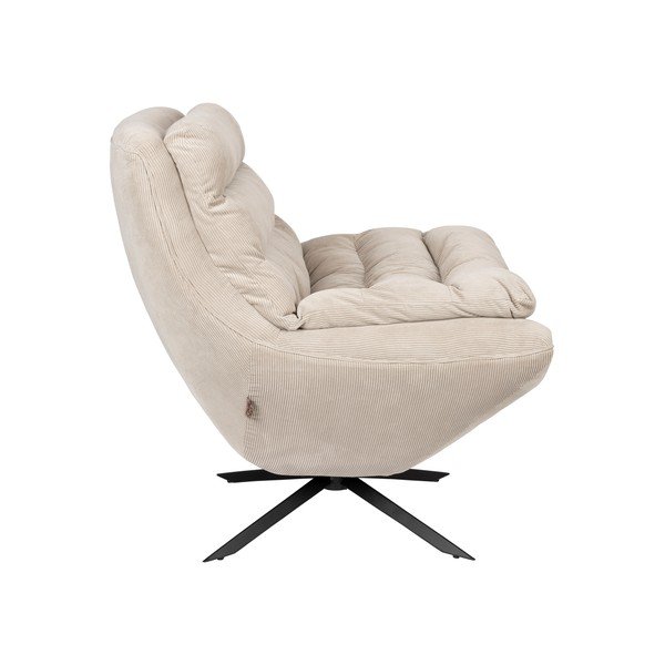 Bel žameten fotelj Vince – Dutchbone-image-3