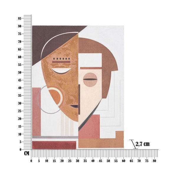 Ročna poslikava Mauro Ferretti Ethic Face, 60 x 80 cm-image-3