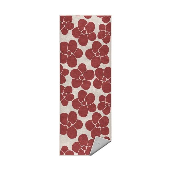 Rdeč pralen tekač 80x200 cm Red Meadow – Mila Home