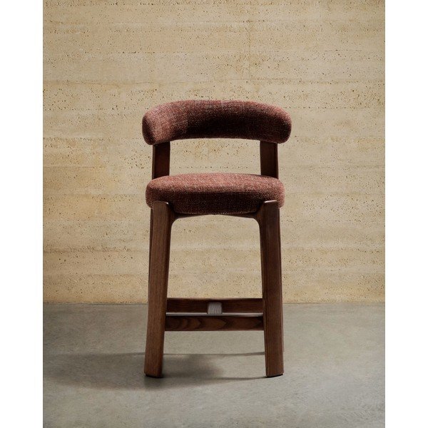 Barski stol iz masivnega jesena v rjavi barvi (višina sedeža 65 cm) Granite – Kave Home-image-2