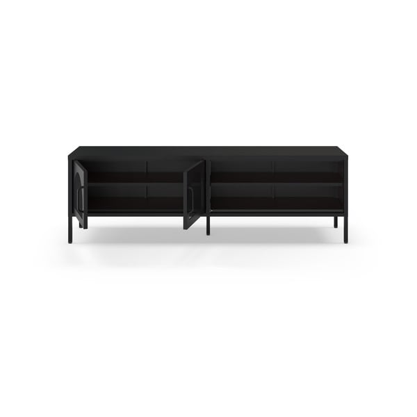 Črna TV omarica 160x50 cm Diora – Marckeric-image-2