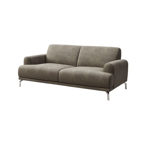 Siva zofa iz umetnega usnja MESONICA Puzo, 170 cm-image-2