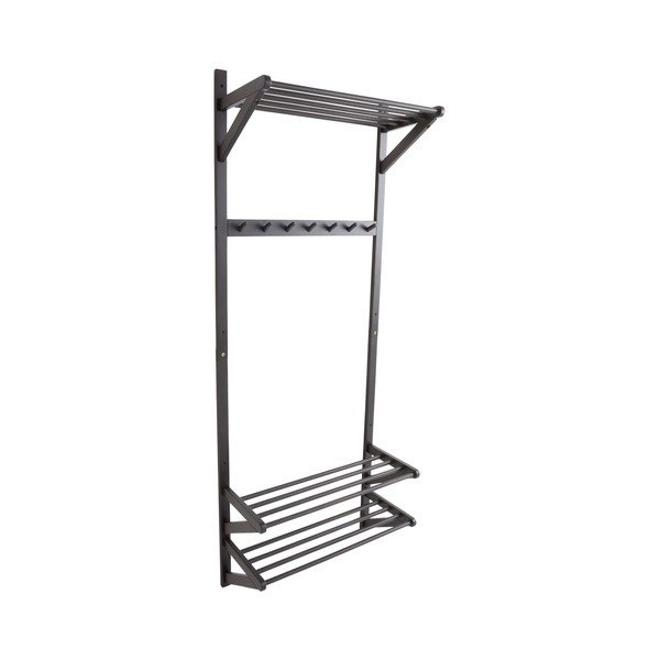 Črn set za hodnik iz masivnega bora 75x190x32 cm Cole – Jotex