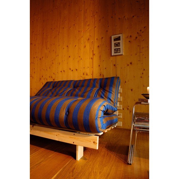 Moder/rjav futonski/lesen fotelj Roots – Karup-image-4