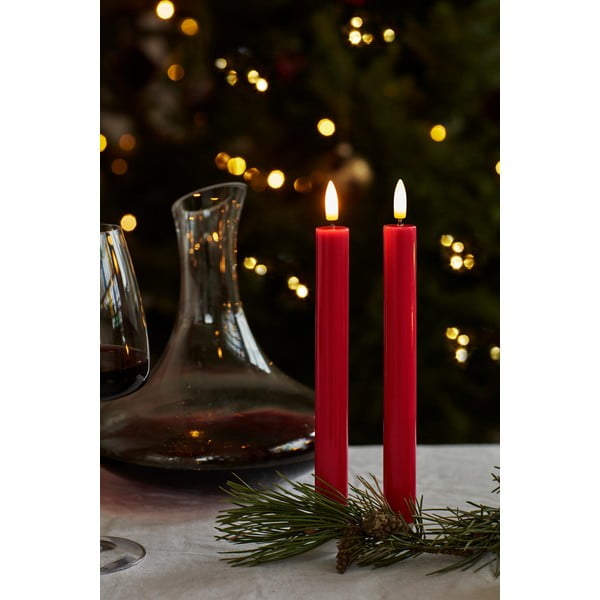 LED sveče v kompletu 2 ks na baterije (višina 22 cm) Sille – Sirius-image-1