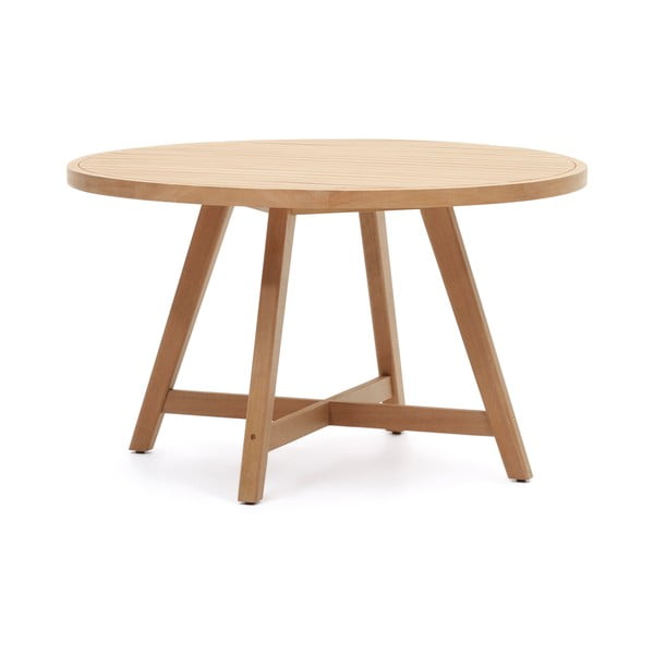 Okrogla vrtna jedilna miza iz evkaliptusovega lesa ø 130 cm Urqell - Kave Home