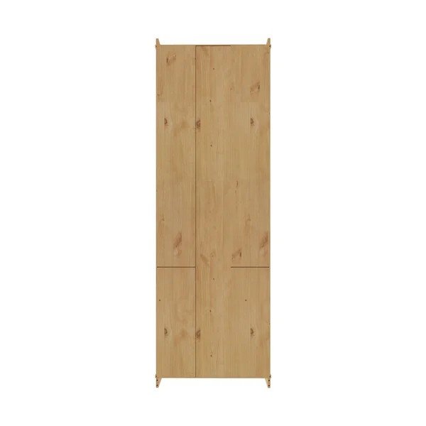 Vitrina iz masivnega bora v svetli naravni barvi 74x223x37 cm Anita – Støraa-image-4