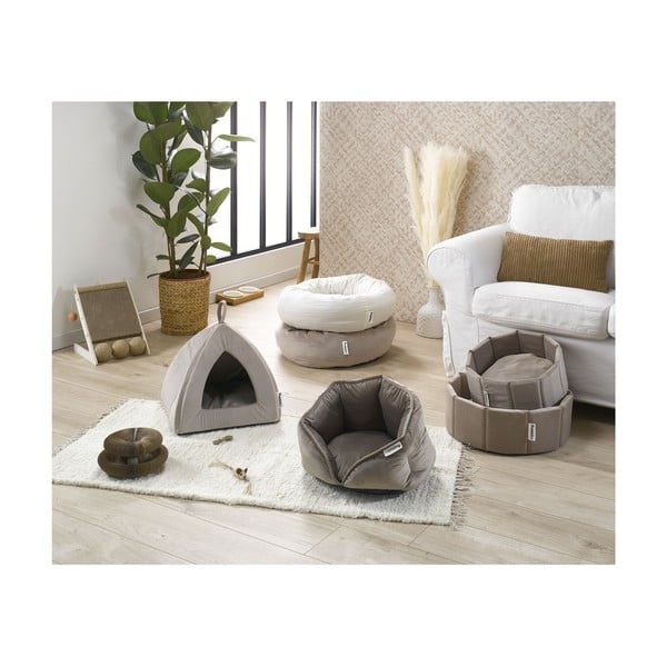 Svetlo rjava postelja za pse ø 40 cm – Love Story-image-2