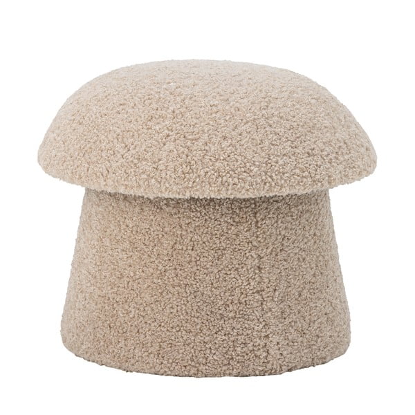 Bež tabure iz tkanine bouclé Bocca – Bloomingville