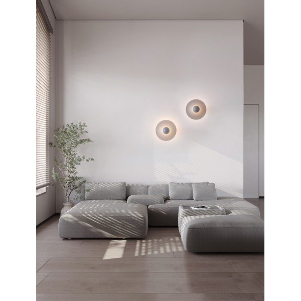 Prašno modra aluminijasta LED stenska svetilka Edem – Nova Luce-image-1