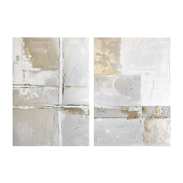 Slike z elementi ročne poslikave v kompletu 2 ks 50x70 cm Sail – Styler
