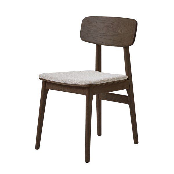 Rjav oblazinjen jedilni stol Livo – Unique Furniture