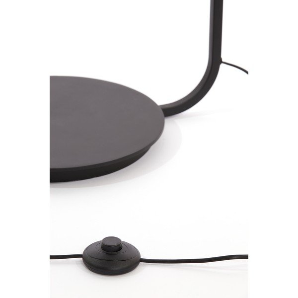 Mat črna/naravna stoječa svetilka s tekstilnim senčilom (višina 164 cm) Lyra – Light & Living-image-4