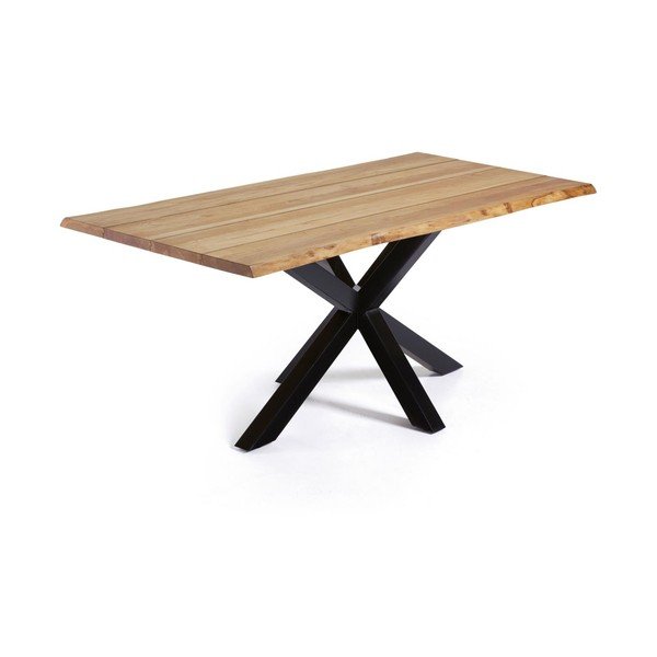 Jedilna miza z mizno ploščo v hrastovem dekorju 90x160 cm Argo – Kave Home-image-1