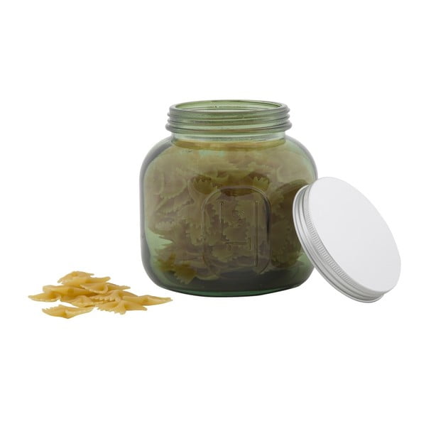 Zelena reciklirana steklena posoda Mauro Ferretti Coperchio, ⌀ 13 cm-image-1