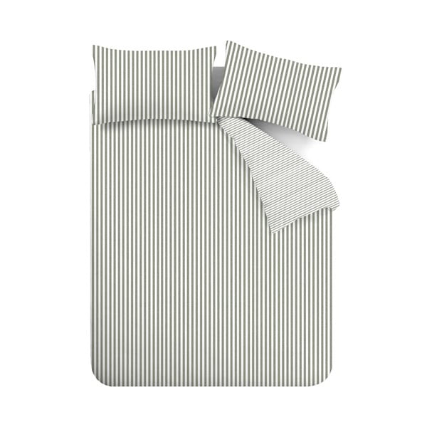 Zelena enojna flanelna posteljnina 135x200 cm – Catherine Lansfield